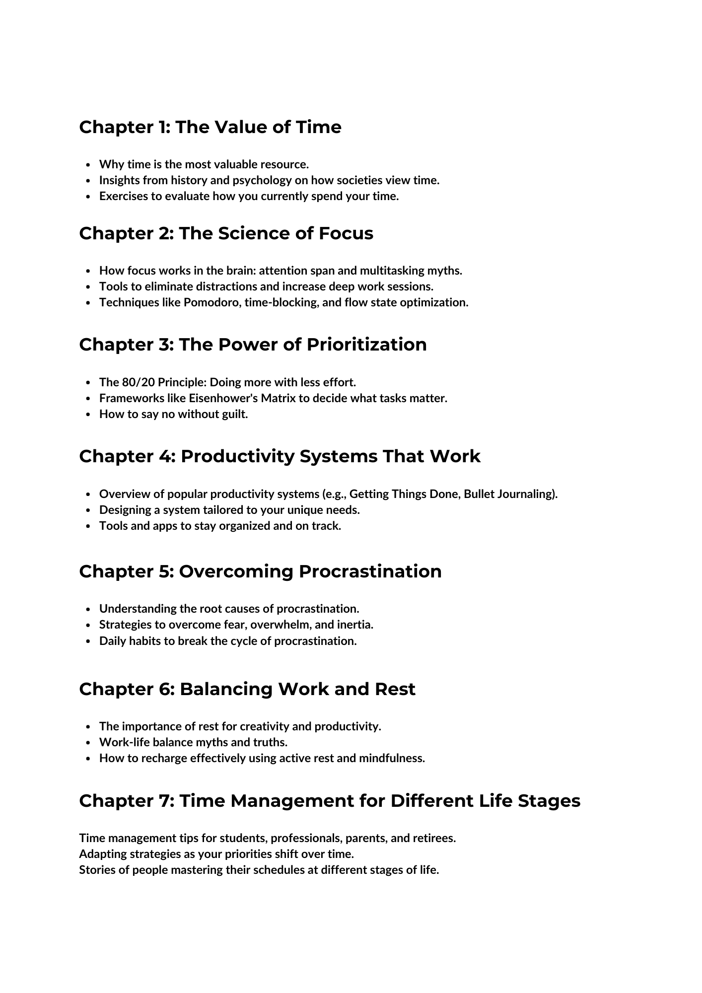 Mastering Time: Strategies for Living a Focused and Purposeful Life